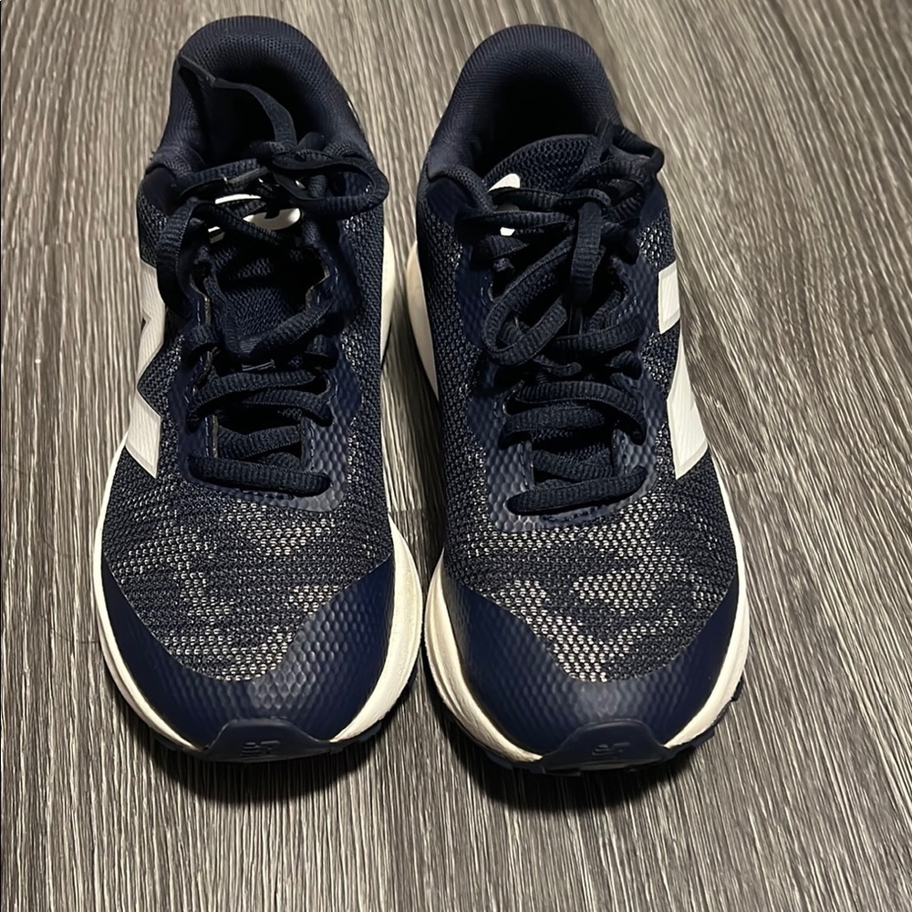 New Balance Blue and White Sneakers with Low-Top Design